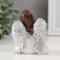Souvenir Polystone "Girl Angel in forget -me -nots" MIX 7.5x6.8x6.8 cm