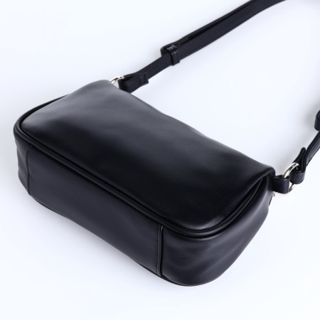 Bag Women's Cross-Bodi with a zipper, black color-7
