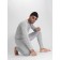 Thermal underwear is male, size 54-56, the color is light gray