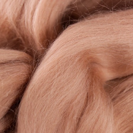 Fasting wool 100% half -toned wool 50 g (006, St. Beige) mix-2