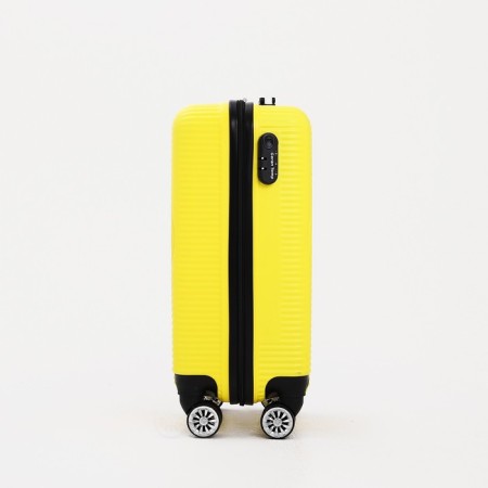 The suitcase is small 20 ", 38*56*22 cm, lightning departure, code lock, yellow-1
