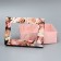 The box is folding, the cover is, "Present", 21 x 15 x 7 cm with a window