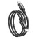 Hoco X89, Type -C cable - Lightning, 1 m, data transfer, weaved wire, black