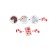 Board game "Cake on plates! Learn fractions on cakes "