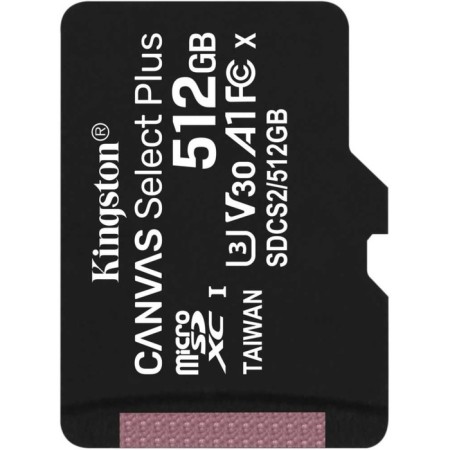 MicrosdxcC Map Kingston 512GB SDCS2/512GBSP Canvas Select Plus W/O Adapter