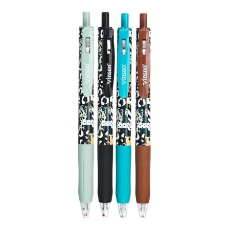 Automatic ballpoint handle 0.7mm blue oil, vinson, razin. Keep. (barcode on a piece) 10534-1