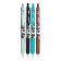 Automatic ballpoint handle 0.7mm blue oil, vinson, razin. Keep. (barcode on a piece) 10534