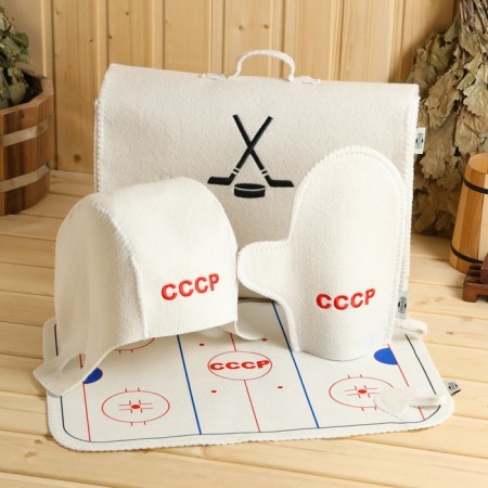 Set of bath "Portfolio hockey USSR", 4 items-7