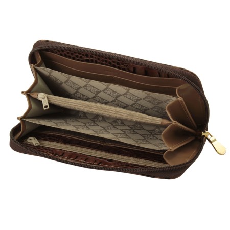 Loricata Brun lightning purse, brown color-1
