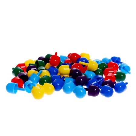 Mosaic is round, 60 elements with cards, 6 colors-7