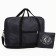 Road bag on a zipper, folding in a cosmetic bag, black color