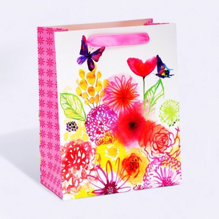 Laminated "Field Flowers", MS 18 × 23 × 10 cm