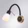 Sconces Arte Lamp Letura A7009AP-1BK, E14, 40 W, 9x7x25 cm, black