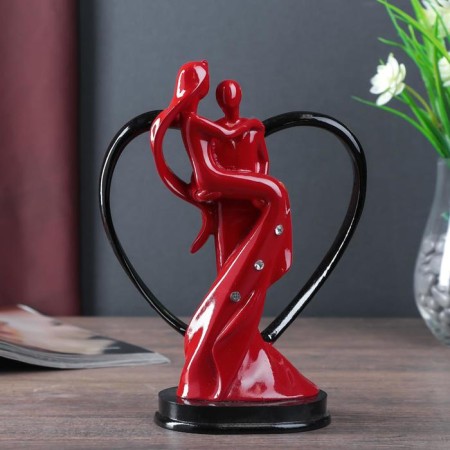 Souvenir Polystone Tenderness (Red-Cherry) 20.5*15.5*8 cm