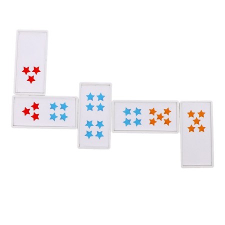 Domino bilateral "road signs", plastic, 28 details-4