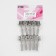 Automatic castle for lightning "Tractor", No. 8, 10 pcs, Nickel color