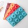 The form for baking the share "Sweets. Donuts ", 29 × 17 cm, 8 cells (d = 6 cm), color mix
