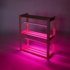 Wooden rack for seedlings with phytosneters of the red-blue spectrum 73x65x24 cm