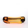 Board for a zipper, orange color