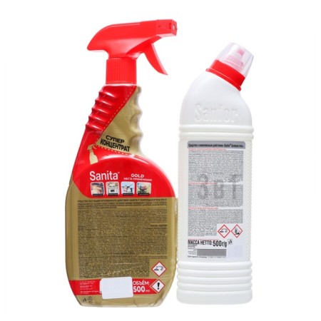 Set: Sanita Gold fatter, 500 ml + whiteness SanFor Gel, 500 g-2