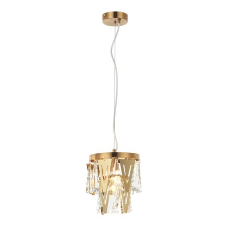 Crystal suspension lamp Vaviani 1xe14 40W, size 20x20x26.5-150 cm, bronze color