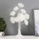 Night -sided "White Roses" LED white 17x17x34 cm