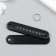 Keychain metal to the leatherette "strap with a license plate" Red-black 12.5x4 cm