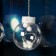 Garland "fringe" 2.4 × 0.7 m with nozzles "balls", ip20, transparent thread, 108 LED, glow white, 8 modes, 220 V