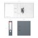 Erichkrause, Standard, A4, 70 mm, boumvinyl, with label on the spine, lower metal knant, gray