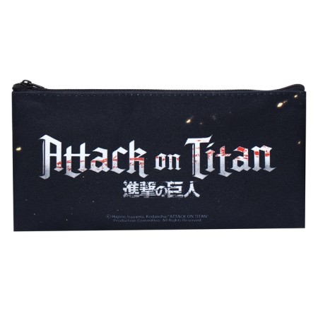Penal soft, 1 compartment, 110 x 205 mm, flat, Hatber "Titans attack", blue/black NPK_18283-1