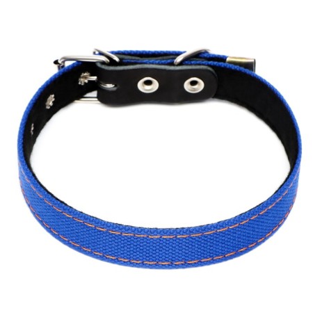 Sprinkle collar with lining, 57 x 2.5 cm, Osh 35-45 cm, blue-1