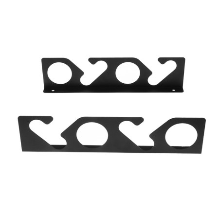 Holder for safe storage of fishing rods, wall-flowing, black-14