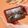 Casket "Flowering Sakura", red, 10 × 14 cm, lacquer miniature
