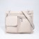 Bag Women's Cross-Bodi with a zipper, beige color