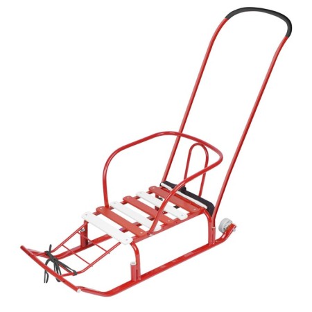 Sled "Timka 5 comfort", red color