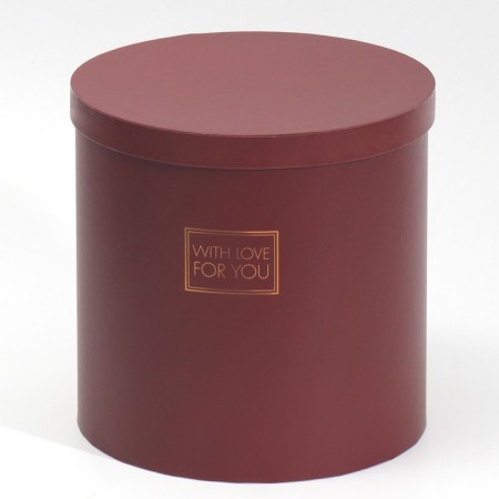 A set of round boxes 5 in 1, gift packaging, Panton 06, 15 x 15 x 15 - 23 x 23 25 cm-4