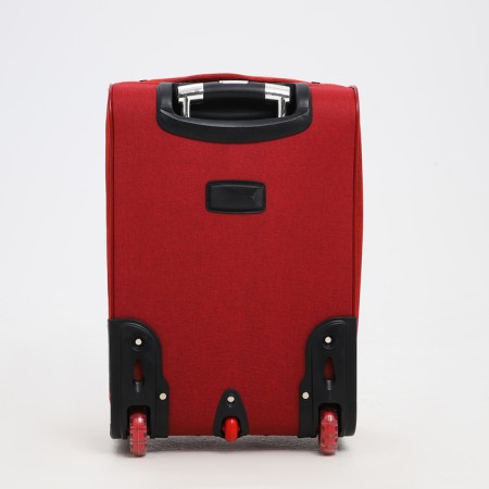 Small suitcase 20 "on lightning, code castle, with extension, red color-6