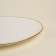 Dining porcelain SL Home "Wave in Stone", D = 20.5 cm, white color