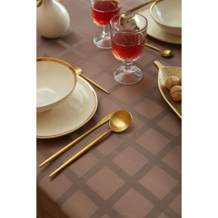 Great tablecloth GEOMETRY 150*220 +/- 3cm, central kofey, pl. 192 g/m2, hl with VGMO-3