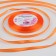 Satin tape, 6 mm × 23 ± 1 m, color saturated orange No. 144