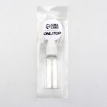 A bottle of d/storage with a spray of 30ml D2.9*12cm plastic transparent/white from-5