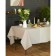 The tablecloth "Ethel" 110x165 cm, col. Coffee, 100% cotton, 163 g/m2