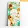 Money envelope "Happy Birthday", Tiffany balls, embossing, 16.5 x 8 cm
