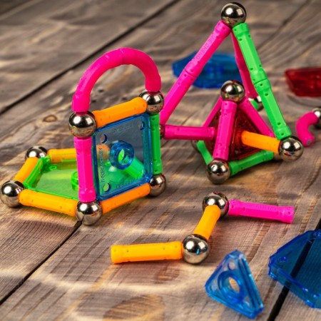 Designer magnetic "unusual figures", 108 parts-7