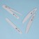 Steal File, Assorty set 5 pcs, 18 cm, gray color