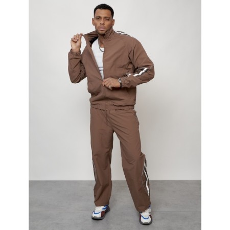 Sports suit men's, size 48, brown color-10