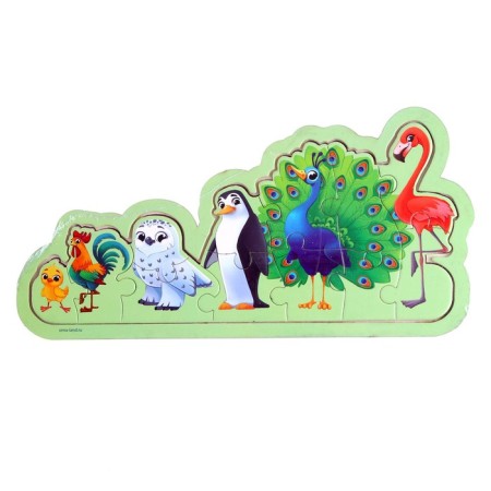 Puzzles on the substrate "Bird"-6