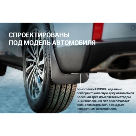 Spray -free rear kia rio 2020 -, sed., 2 pcs. (Optimum) in the package-1