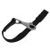 Double-sided leash with latex thread, 40 x 2 cm, nylon, mix