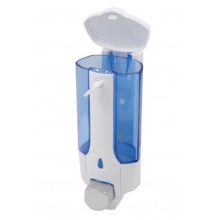 Liquid soap dispenser 8617, 0.38 l, plastic, white-3